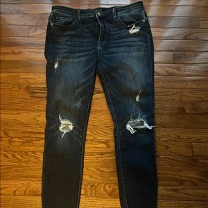 Judy Blue Distressed Skinny Jeans 15/32